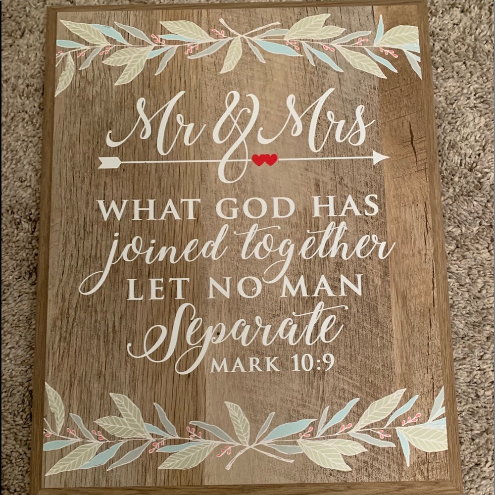 Wedding sign